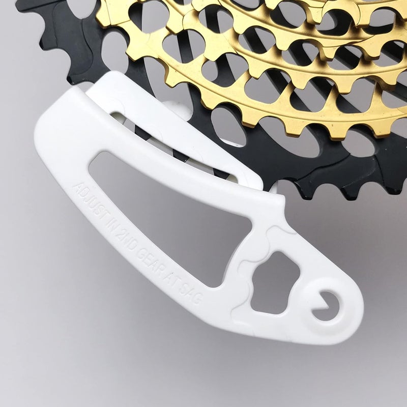 MIEBA B Gap Adjustment Tool for SRAM XPLR/AXS Eagle Chain Gauge, Rear Derailleur Chain Gap Tool for MTB [White-Eagle 50/52t Cassettes, 12 Speed], Road [Red-XPLR Force Rival Red eTap AXS 26-44] - Image 5